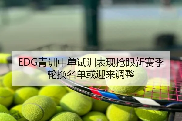 EDG青训中单试训表现抢眼新赛季轮换名单或迎来调整